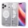 HUSĂ! - SPIGEN ULTRA HYBRID MAG plastic telefon protector (rezistent la șocuri, cadru pernă de aer, MagSafe) EZÜST Apple iPhone 17 Pro Max