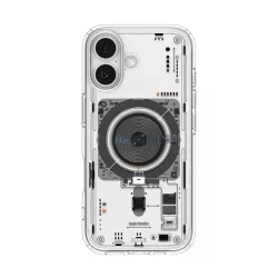   HUSĂ! - SPIGEN ULTRA HYBRID MAG NEO ONE plastic protector de telefon (rezistent la impact, cadru pernă de aer, MagSafe) pentru Apple iPhone 17