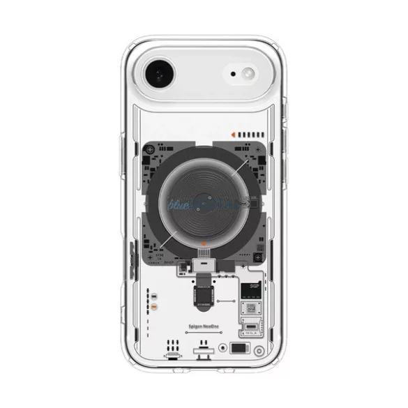 HUSĂ! - SPIGEN ULTRA HYBRID MAG NEO ONE plastic telefon protector (rezistent la șocuri, cadru pernă de aer, MagSafe) pentru Apple iPhone 17 Air