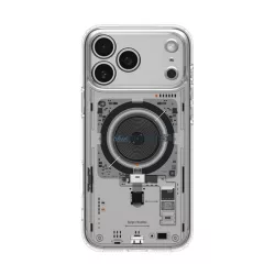  HUSĂ! - SPIGEN ULTRA HYBRID MAG NEO ONE plastic protector de telefon (rezistent la șocuri, bubble frame, MagSafe) pentru Apple iPhone 17 Pro
