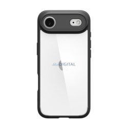   HUSĂ! - SPIGEN ULTRA HYBRID plastic protector de telefon (rezistent la șocuri, bubble cadru) TRANSFER / negru Apple iPhone 17 Air