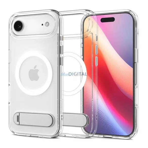 HUSĂ! - SPIGEN ULTRA HYBRID S plastic protector de telefon (rezistent la șocuri, bubble cadru, suport, MagSafe) pentru Apple iPhone 17 Air