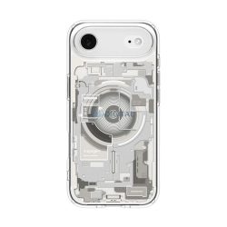   HUSĂ! - SPIGEN ULTRA HYBRID ZERO ONE plastic telefon protector (rezistent la impact, cadru pernă de aer, MagSafe) ITALIAN GREY Apple iPhone Air