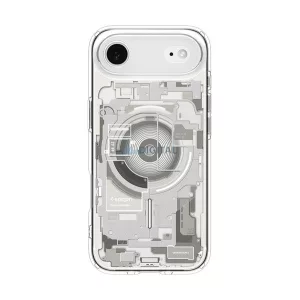 HUSĂ! - SPIGEN ULTRA HYBRID ZERO ONE plastic telefon protector (rezistent la impact, cadru pernă de aer, MagSafe) ITALIAN GREY Apple iPhone Air