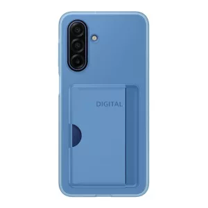 HUSĂ! - SAMSUNG silicon protector de telefon (buzunar card) maro albastru Samsung Galaxy A17 5G (SM-A176)