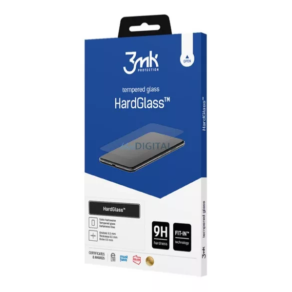 3MK HARD GLASS ecran protector de sticlă (2.5D, 0.3mm, 9H) pentru Google Pixel 10, Pixel 10 Pro