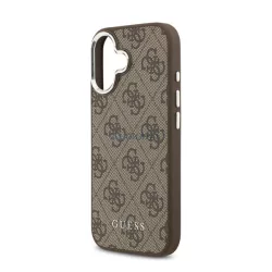   HUSĂ! - GUESS 4G MAGSAFE silicon protector de telefon (rezistent la șocuri, spate din plastic) BARNA Apple iPhone 17
