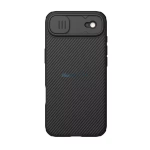 HUSĂ! - NILLKIN CAMSHIELD PRO MAGNETIC plastic protector de telefon (rezistent la șocuri, protecția camerei, magnetic, cu dungi) BLACK Apple iPhone Air
