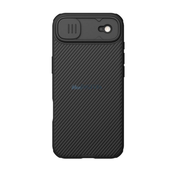 HUSĂ! - NILLKIN CAMSHIELD PRO MAGNETIC plastic protector de telefon (rezistent la șocuri, protecția camerei, magnetic, cu dungi) BLACK Apple iPhone Air