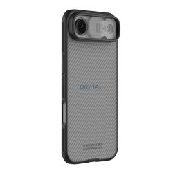  HUSĂ! - NILLKIN CAMSHIELD PRO Silicone Phone Protector (rezistent la șocuri, protecție cameră, cu dungi) TRANSFER/Negru Apple iPhone Air