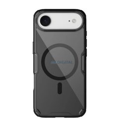   HUSĂ! - NILLKIN NATURE PRO MAGNETIC plastic telefon protector (rezistent la impact, colț pernă de aer, MagSafe) BLACK Apple iPhone Air