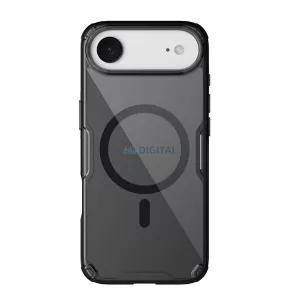 HUSĂ! - NILLKIN NATURE PRO MAGNETIC plastic telefon protector (rezistent la impact, colț pernă de aer, MagSafe) BLACK Apple iPhone Air