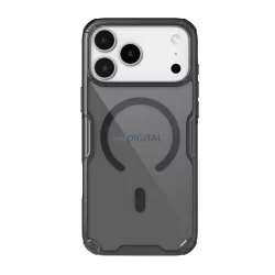   HUSĂ! - NILLKIN NATURE PRO MAGNETIC plastic telefon protector (rezistent la șocuri, bubble heel, MagSafe) BLACK Apple iPhone 17 Pro Max