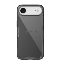   HUSĂ! - NILLKIN NATURE PRO silicon telefon protector (rezistent la șocuri, bubble heel) BLACK Apple iPhone Air