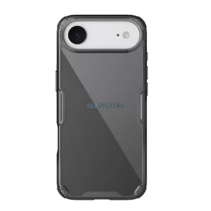 HUSĂ! - NILLKIN NATURE PRO silicon telefon protector (rezistent la șocuri, bubble heel) BLACK Apple iPhone Air