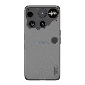 HUSĂ! - NILLKIN SUPER FROSTED PRO plastic protector de telefon (rezistent la impact, cauciucat, suprafață aspră) TRANSFER/Negru Nothing Phone (3)