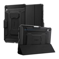   HUSĂ! - SPIGEN RUGGED ARMOR PRO Carcasă permanentă (FLIP activ, rezistență la șocuri, TRIFOLD, suport pentru desktop, suport pentru stilou) BLACK Samsung Galaxy Tab S11 5G (SM-X736B), Galaxy Tab S11 WIFI (SM-X730)