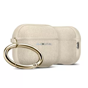 Carcasă din silicon SPIGEN URBAN FIT (carabină, strat textil) BÉZS Apple AirPods Pro 3