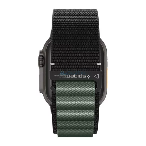 Curea SPIGEN WBF1 (dimensiune personalizată, mare, textilă, reglabilă) NEGRU/NEGRU Apple Watch Series 5 44mm, Watch Series 4 44mm, Watch Series 3 42mm