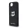 HUSĂ! - KARL LAGERFELD MONOGRAM CHOUPETTE HEAD PIN silicon protector de telefon (rezistent la șocuri, piele efect spate, MagSafe) BLACK Apple iPhone 16e
