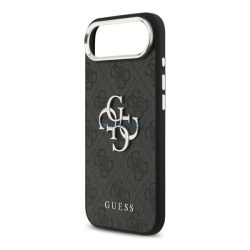   HUSĂ! - GUESS 4G BIG CLASSIC LOGO silicon protector de telefon (rezistent la șocuri, efect de piele din spate) BLACK/REAR Apple iPhone Air