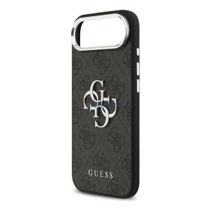 HUSĂ! - GUESS 4G BIG CLASSIC LOGO silicon protector de telefon (rezistent la șocuri, efect de piele din spate) BLACK/REAR Apple iPhone Air