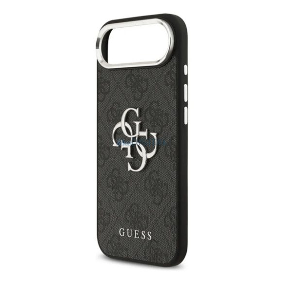 HUSĂ! - GUESS 4G BIG CLASSIC LOGO silicon protector de telefon (rezistent la șocuri, efect de piele din spate) BLACK/REAR Apple iPhone Air