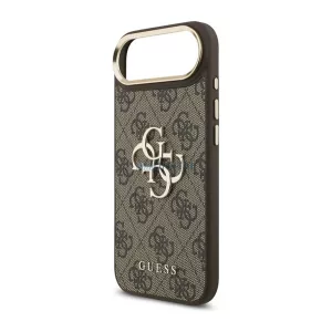 HUSĂ! - GUESS 4G BIG CLASSIC LOGO silicon protector de telefon (rezistent la șocuri, spate cu efect de piele) GREEN/ARLISH Apple iPhone Air