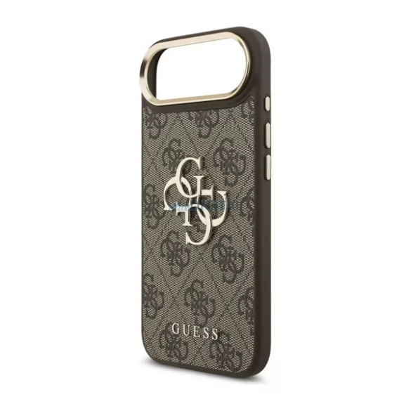 HUSĂ! - GUESS 4G BIG CLASSIC LOGO silicon protector de telefon (rezistent la șocuri, spate cu efect de piele) GREEN/ARLISH Apple iPhone Air