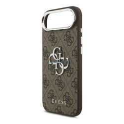   HUSĂ! - GUESS 4G BIG CLASSIC LOGO silicon protector de telefon (rezistent la șocuri, efect de piele spate) CUTTING PEARL/DEE Apple iPhone Air