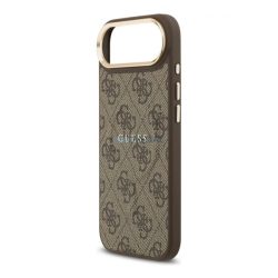   HUSĂ! - GUESS 4G CLASSIC LOGO silicon telefon protector (rezistent la șocuri, efect de piele spate) CUTTING PEEL Apple iPhone Air