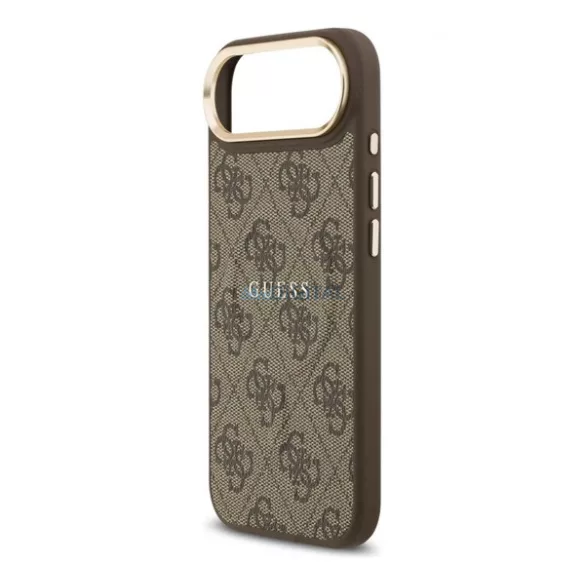 HUSĂ! - GUESS 4G CLASSIC LOGO silicon telefon protector (rezistent la șocuri, efect de piele spate) CUTTING PEEL Apple iPhone Air