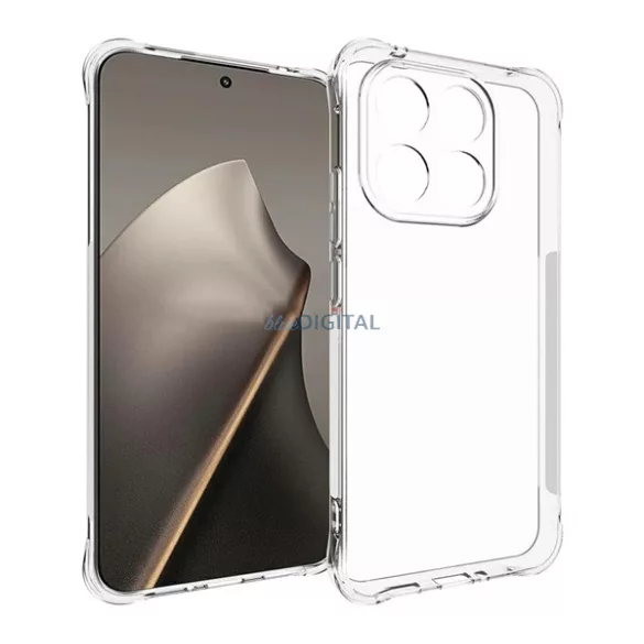 HUSĂ! - Silicon protector de telefon (rezistență la impact, colț hover) pentru Xiaomi 15T