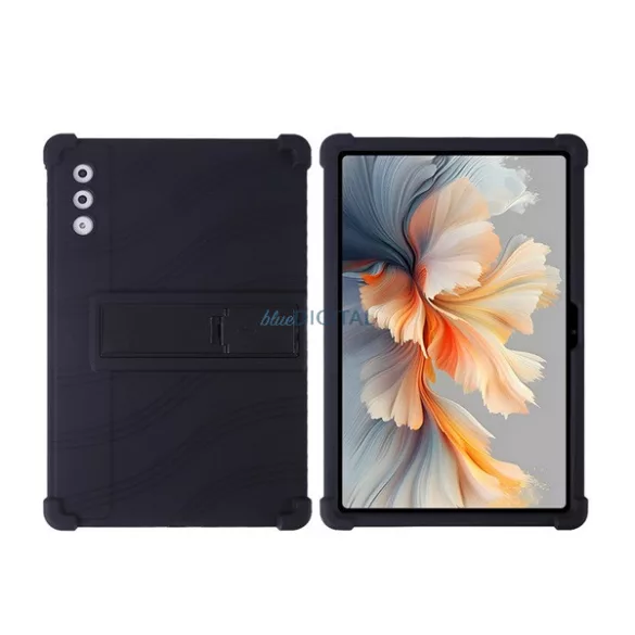 HUSĂ! - Defender Silicone Phone Protector (rezistent la șocuri, absorbție șocuri) BLACK Lenovo Yoga Tab Plus (TB520FU)