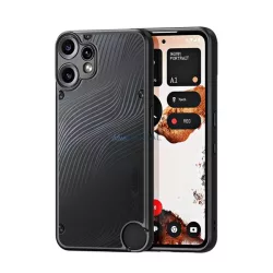   HUSĂ! - DUX DUCIS AIMO silicon telefon protector (rezistent la șocuri, protector de cameră, mat, val) BLACK Nimic CMF Phone 2 Pro