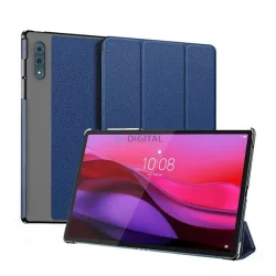   HUSĂ! - DUX DUCIS DOMO husă verticală, efect piele (active FLIP, deschidere laterală, TRIFOLD, suport pentru birou, model textil) FASTENING Lenovo Yoga Tab Plus (TB520FU)