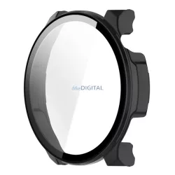   Cadru din plastic (BUMPER, rezistență la șocuri + sticlă de protecție a ecranului) BLACK Amazfit Balance 2