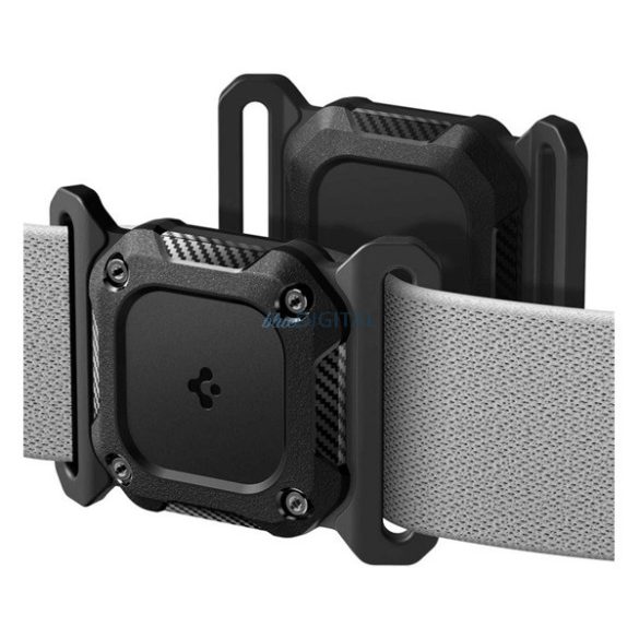 SPIGEN TOUGH ARMOR carcasă din plastic (foarte rezistentă la șocuri, pentru guler) BLACK Apple AirTag