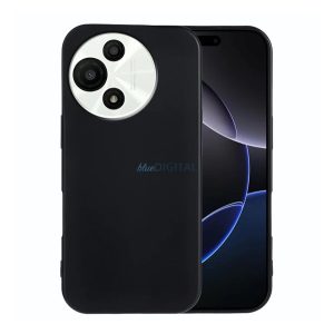 HUSĂ! - Silicon protector de telefon (mat) BLACK TCL 605, 60 SE