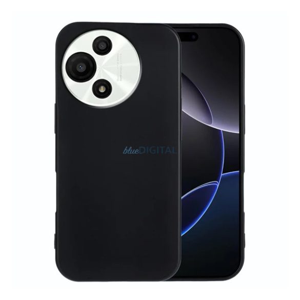 HUSĂ! - Silicon protector de telefon (mat) BLACK TCL 605, 60 SE