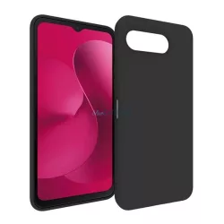   HUSĂ! - Capac de telefon din silicon (mat) BLACK T Phone 3 5G