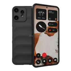   HUSĂ! - Silicon protector de telefon (rezistent la șocuri, protecția camerei, 3D) BLACK Nimic CMF Phone 2 Pro