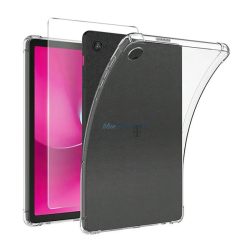   HUSĂ! - Silicon protector de telefon (rezistență la impact, bubble heel + ecran protector de sticlă) pentru T Tablet 2 5G
