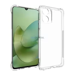   HUSĂ! - Silicon protector de telefon (rezistent la șocuri, hover colț) pentru Motorola Moto G06 Power (XT2535-13), Moto G06 (XT2535)