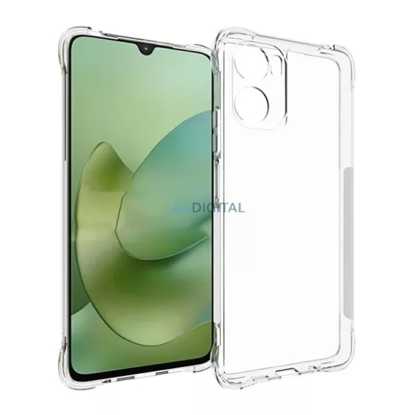 HUSĂ! - Silicon protector de telefon (rezistent la șocuri, hover colț) pentru Motorola Moto G06 Power (XT2535-13), Moto G06 (XT2535)
