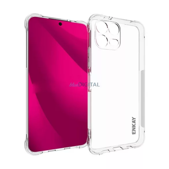 HUSĂ! - ENKAY silicon protector de telefon (rezistent la șocuri, bubble heel) pentru T Phone 3 Pro 5G