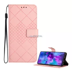   HUSĂ! - Carcasă permanentă, efect piele (FLIP, deschidere laterală, desktop, pătrat, premium) ROSSASSASSIN T Phone 3 5G