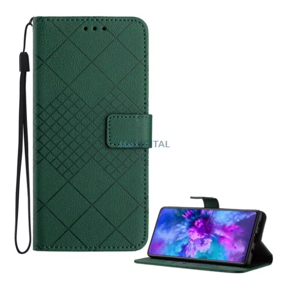 HUSĂ! - Carcasă permanentă, efect piele (FLIP, deschidere laterală, desktop, pătrat, premium) Flush Mount T Phone 3 5G