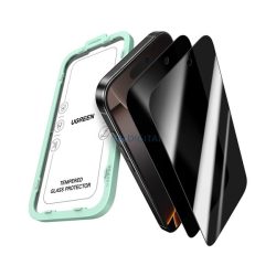   UGREEN SP1154 ecran protector de sticlă 2pcs (anti-orbire, 0.33mm, 9H + cadru) pentru Apple iPhone Air