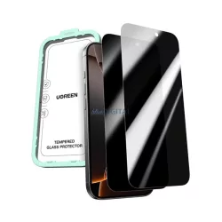   UGREEN SP1155 ecran protector de sticlă 2pcs (anti-orbire, 0.33mm, 9H + cadru) pentru Apple iPhone 17 Pro